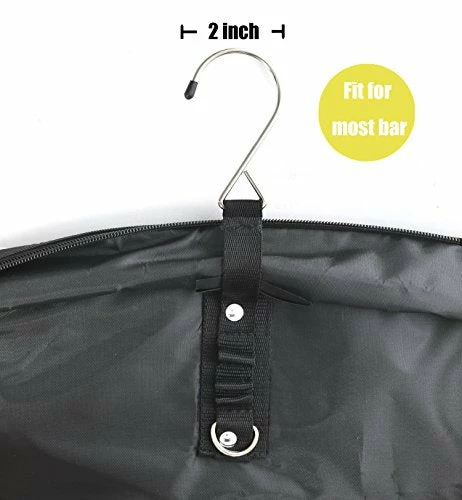 Magictodoor 40 Inch Garment Bag Extra Capacity Garment Bag With Pockets W/Hanging Hook 8 Magictodoor 40 Inch Garment Bag Extra Capacity Garment Bag With Pockets W/Hanging Hook - Image 6