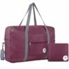 For Spirit Airlines Foldable Travel Duffel Bag Tote Carry On Luggage Sport Duffle Weekender Overnight For Women And Girls (3112 Wine Red) -TRAVELPRO Sales 41pKqK9aBTL