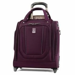 Travelpro Crew Versapack Rolling Underseat Carry-on, Perfect Plum
