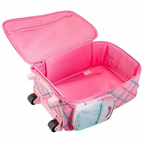 Stephen Joseph Kids Classic Rolling Luggage, Pink Unicorn, One Size 4 Stephen Joseph Kids Classic Rolling Luggage, Pink Unicorn, One Size - Image 2