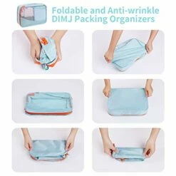 DIMJ 11 Set Packing Cubes, Travel Luggage Packing Organizers Lightweight Travel Cloth Storage Bag With Bra Underwear Cube Cosmetics Bag And Shoe Pouch -TRAVELPRO Sales 41pv1O8P OL