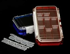 LIZHOUMIL 1pcs Fishing Tackle Box Waterproof, Tackle Trays Transparent Fishing Tackle Storage Organizer Boxes With DIY Dividers Blue -TRAVELPRO Sales 41rC7cZhj6S