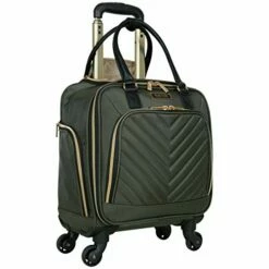 Kenneth Cole Reaction Women's Chelsea Luggage Chevron Softside 8-Wheel Spinner Expandable Suitcase Collection, Olive, 4 Underseater -TRAVELPRO Sales 41rK fOFLtL