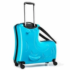 N/A AO WEI LA OW Duffel Bag For Kids Ride-On Suitcase Carry-On Luggage With Wheels Fits To Kids Aged 6-12 Years Old (Blue, 24 Inch). 14 N/A AO WEI LA OW Duffel Bag For Kids Ride-On Suitcase Carry-On Luggage With Wheels Fits To Kids Aged 6-12 Years Old (Blue, 24 Inch). -TRAVELPRO Sales 41rxezceHSL