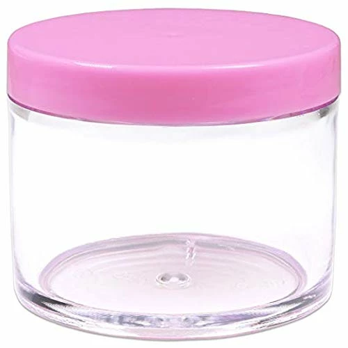 Beauticom 4 Oz. (120g/120ML, Quantity: 6 Pieces) Thick Wall Round Leak Proof Clear Acrylic Jars W/Lids For Beauty, Cream (6 Pieces (6 Jars + Lids Together), PINK) 6 Beauticom 4 Oz. (120g/120ML, Quantity: 6 Pieces) Thick Wall Round Leak Proof Clear Acrylic Jars W/Lids For Beauty, Cream (6 Pieces (6 Jars + Lids Together), PINK) - Image 4