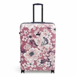 Vera Bradley Women's Hardside Rolling Suitcase Luggage, Strawberry Grand Garden, 29" Check In