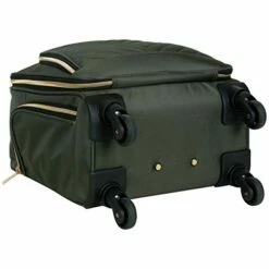 Kenneth Cole Reaction Women's Chelsea Luggage Chevron Softside 8-Wheel Spinner Expandable Suitcase Collection, Olive, 4 Underseater -TRAVELPRO Sales 41s9wL JZqL