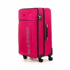 Cloe Checked Large 28 Inch Water-Resistant Luggage With 360º-spinner Wheels In Magenta Color -TRAVELPRO Sales 41sMxhV2PwL