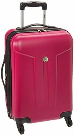Delsey Paris Delsey Comete 20-Inch Expandable Carry On Spinner Luggage - Fuschia
