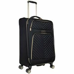 Kenneth Cole Reaction Women's Chelsea Luggage Chevron Softside 8-Wheel Spinner Expandable Suitcase Collection, Black, 24-Inch Checked -TRAVELPRO Sales 41sZ5oeJOBL