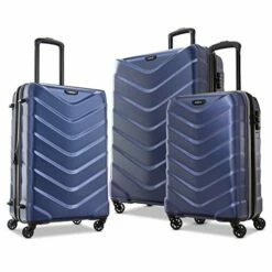 American Tourister Arrow Expandable Hardside Luggage, Navy, Checked-Medium 24-Inch 11 American Tourister Arrow Expandable Hardside Luggage, Navy, Checked-Medium 24-Inch -TRAVELPRO Sales 41sbC 8kV L