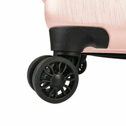 U.S. Traveler Boren Polycarbonate Hardside Rugged Travel Suitcase Luggage With 8 Spinner Wheels, Aluminum Handle, Pink, 2-Piece Set, USB Port In Carry-On -TRAVELPRO Sales 41sxq FCo S