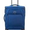 Delsey Unisex_Adult Optimax Lite Slim Cabin Trolley Case With 4 Double Wheels 55 Cm, Blue, One Size -TRAVELPRO Sales 41tkWiLY FL