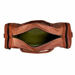 24 Inch Genuine Leather Duffel Travel Overnight Weekend Leather Bag Sports Gym Duffel Luggage Travel Bag For Men And Women Travelling Cabin Duffle Yoga Gym Bag (24 Inch Brown) -TRAVELPRO Sales 41tpdyxqYjL