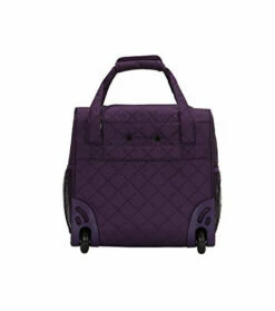Rockland Melrose Upright Wheeled Underseater Carry-On Luggage, Purple, 16-Inch -TRAVELPRO Sales 41ts9ij22eL