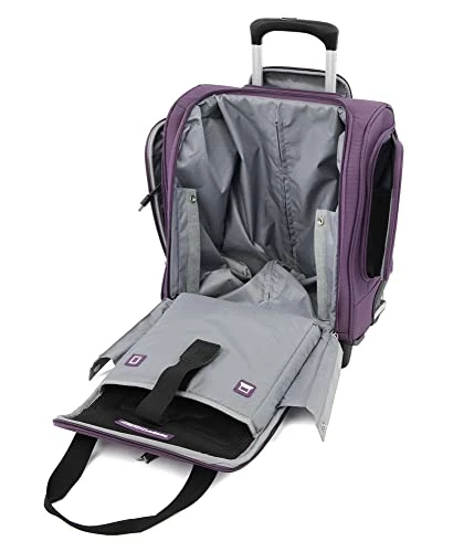 Travelpro Skypro Lightweight Airline Size Carry On Luggage Trolley Suitcase (Orchid Purple, 2-Wheel Underseat Bag) 7 Travelpro Skypro Lightweight Airline Size Carry On Luggage Trolley Suitcase (Orchid Purple, 2-Wheel Underseat Bag) - Image 5