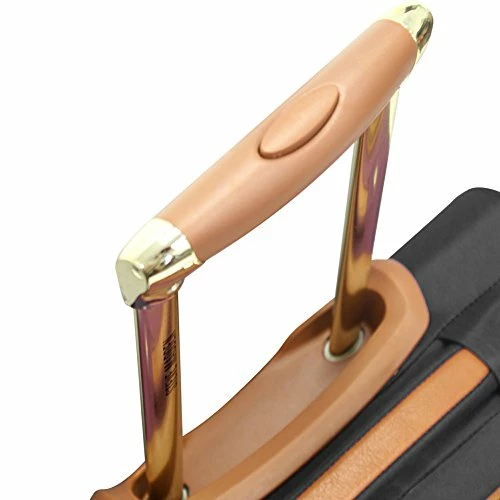 Steve Madden Designer Luggage Collection - Expandable 24 Inch Softside Bag - Durable Mid-sized Lightweight Checked Suitcase With 4-Rolling Spinner Wheels (Global Black) 7 Steve Madden Designer Luggage Collection - Expandable 24 Inch Softside Bag - Durable Mid-sized Lightweight Checked Suitcase With 4-Rolling Spinner Wheels (Global Black) - Image 5