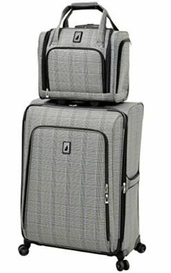 London Fog Knightsbridge II 15" 2-Wheel Under The Seat Bag, Grey Sapphire Plaid 10 London Fog Knightsbridge II 15" 2-Wheel Under The Seat Bag, Grey Sapphire Plaid -TRAVELPRO Sales 41uklb47tpL