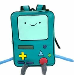 Adventure Time With Finn And Jake Backpack CN BMO Schoolbag Beemo Be More Cartoon Robot High-grade PU Green -TRAVELPRO Sales 41uxyP 2BbugL