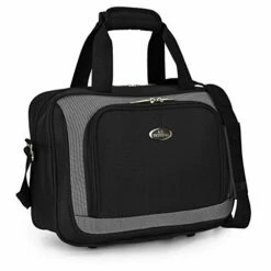 U.S. Traveler New Yorker Lightweight Softside Expandable Travel Rolling Luggage Set, Black/Grey, 4-Piece (15/21/25/29) -TRAVELPRO Sales 41v UfbN CL