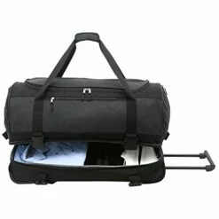 Travelers Club Pinnacle Travel Rolling Duffel Bag, Dark Grey, Checked-Large 30-Inch -TRAVELPRO Sales 41w7heJVUbL