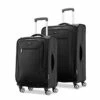 Samsonite Ascella X Softside Expandable Luggage With Spinner Wheels, Black, 2-Piece Set (21/25) -TRAVELPRO Sales 41wxX5PkRRL