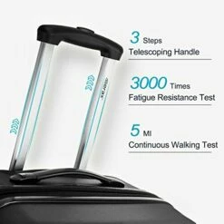 Merax Expandable Luggage Sets With TSA Locks, 3 Piece Lightweight Spinner Suitcase Set (Black2020) -TRAVELPRO Sales 41xuXG0 VnL 12952b4c c2af 4020 b27e 0f40243f29bd