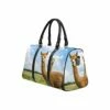 InterestPrint Weekender Bag Overnight Carry-on Tote Duffel Bag Two Friendly Curios Brown And White Alpacas -TRAVELPRO Sales 41y 2B2fif dL