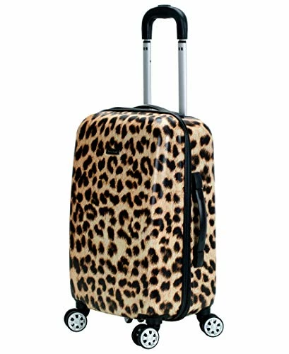 Rockland Safari Hardside Spinner Wheel Luggage, Leopard, Carry-On 20-Inch 5 Rockland Safari Hardside Spinner Wheel Luggage, Leopard, Carry-On 20-Inch - Image 3