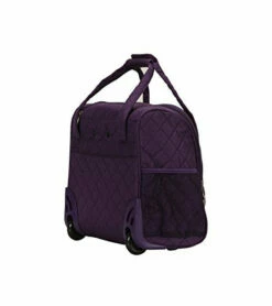 Rockland Melrose Upright Wheeled Underseater Carry-On Luggage, Purple, 16-Inch -TRAVELPRO Sales 41z1ZejG UL
