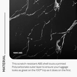 American Tourister Moonlight Hardside Expandable Luggage With Spinner Wheels, Black Marble, 2-Piece Set (21/24) -TRAVELPRO Sales 41zJ1lVN23L