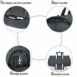 Carry-on Garment Bag Large Duffel Bag Suit Travel Bag Weekend Bag Flight Bag With Shoe Pouch For Men Women (Black) 16 Carry-on Garment Bag Large Duffel Bag Suit Travel Bag Weekend Bag Flight Bag With Shoe Pouch For Men Women (Black) -TRAVELPRO Sales 41zTIxnnQwL