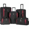 Flieks 5 Piece Luggage Set Deluxe Expandable Rolling Suitcase (black&red) -TRAVELPRO Sales 41zsVEVwoVL 161cb5d5 153b 401c a73b cebc1aa68b5d