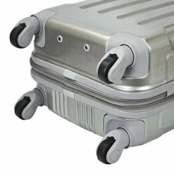 Travelers Club Polaris Hardside Metallic Spinner Luggage, Silver, Carry-On 20-Inch -TRAVELPRO Sales 51 AiG6 mxL