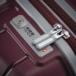 Samsonite Freeform Hardside Expandable With Double Spinner Wheels, Merlot, Checked-Medium 24-Inch -TRAVELPRO Sales 51 aXI9JL