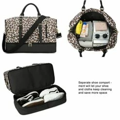 Weekender Overnight Bag Oversized Travel Duffel Leather For Men And Women (Brown Black Leopard Print) 13 Weekender Overnight Bag Oversized Travel Duffel Leather For Men And Women (Brown Black Leopard Print) -TRAVELPRO Sales 51 loy4aBgL