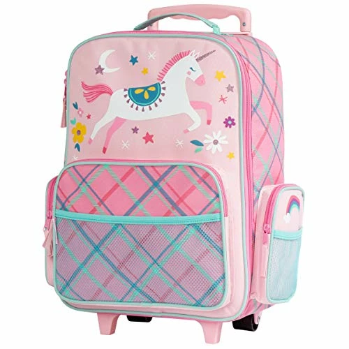 Stephen Joseph Kids Classic Rolling Luggage, Pink Unicorn, One Size 3 Stephen Joseph Kids Classic Rolling Luggage, Pink Unicorn, One Size