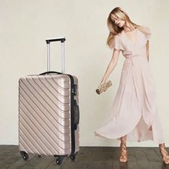 Hardshell Luggage 5 Piece ABS Luggages Sets With Spinner Wheels Travel Bag Suitcases Sets Free Backpack 18-28 Inch (Champagne Gold) -TRAVELPRO Sales 512SzhZ5TYL 704f36b6 55ab 4dc2 b800 cd9f4bd722b3