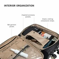 Kenneth Cole Reaction Women's Chelsea Luggage Chevron Softside 8-Wheel Spinner Expandable Suitcase Collection, Black, 20-Inch Carry On 10 Kenneth Cole Reaction Women's Chelsea Luggage Chevron Softside 8-Wheel Spinner Expandable Suitcase Collection, Black, 20-Inch Carry On -TRAVELPRO Sales 514ZvCCq7 L 6b8e254f 0663 4924 a85e 439db192ec06