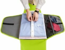 BAGSMART 17" Packing Folder Anti-wrinkle Travel Garment Bag Luggage Organizer, Green -TRAVELPRO Sales 515Gi898wqL