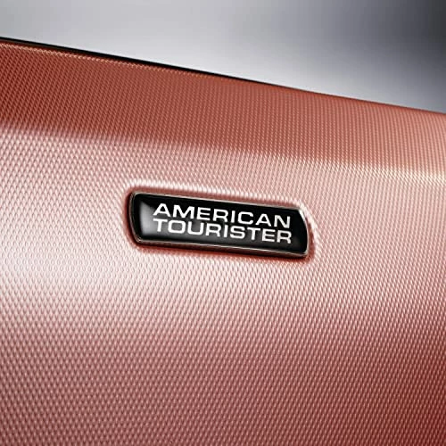 American Tourister Moonlight Hardside Expandable Luggage With Spinner Wheels, Rose Gold, Checked-Medium 24-Inch 5 American Tourister Moonlight Hardside Expandable Luggage With Spinner Wheels, Rose Gold, Checked-Medium 24-Inch - Image 3