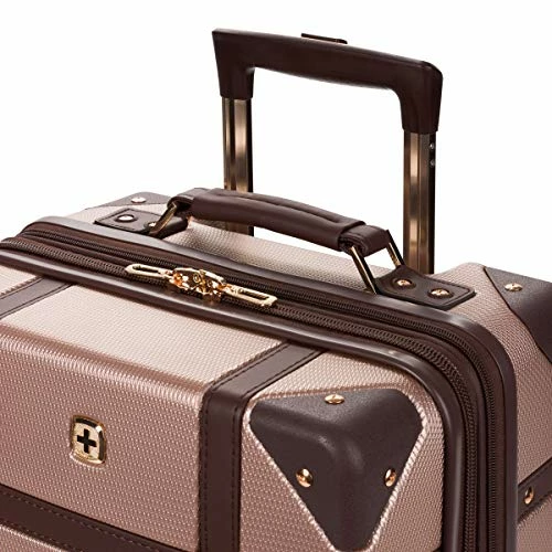 SwissGear 7739 Trunk, Hardside Spinner Luggage (Blush, Carry-On 19-Inch) 5 SwissGear 7739 Trunk, Hardside Spinner Luggage (Blush, Carry-On 19-Inch) - Image 3