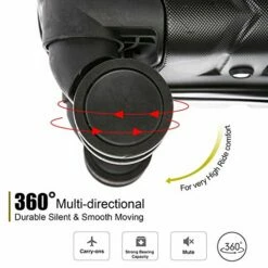 4PC Luggage Sets, ABS Hardshell Luggage Set Lightweight Hard Shell Travel Suitcases W/Spinner Wheels Free Suitcase Cover(18 20 24 28Inch) (Black) 17 4PC Luggage Sets, ABS Hardshell Luggage Set Lightweight Hard Shell Travel Suitcases W/Spinner Wheels Free Suitcase Cover(18 20 24 28Inch) (Black) -TRAVELPRO Sales 516mwJrjwZL