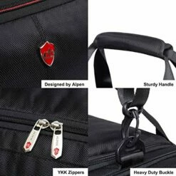 Swiss Alpen - Cervino Duffel - Water Resistant Durable 1680D Carry On Travel Duffel Bag Gym -TRAVELPRO Sales 516xKpj37pL