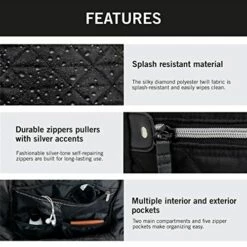 Kenneth Cole Reaction Diamond Tower Luggage Collection Lightweight Hardside Expandable 8-Wheel Spinner Travel Suitcase, Black, 2pc Bundle (Carry On+Backpack) -TRAVELPRO Sales 5173Shz86gL