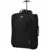 Maximum Airline Allowance Carry On Hand Luggage | Wheeled Travel Bag Lightweight Small Soft Trolley For Men & Women | Approved By Delta, United, Southwest & Many More (Black) -TRAVELPRO Sales 517DoK0BkcL