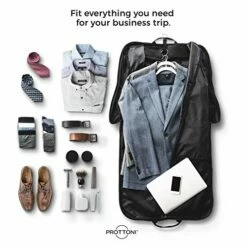 Prottoni 44-inch Garment Bag For Travel – Water-Resistant Carry-On Suit Carrier -TRAVELPRO Sales 517L9j 2BVTFL