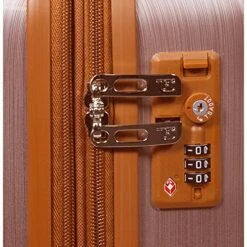 Dejuno Monroe New Generation 3-Piece Hardside Spinner TSA Lock Luggage Set, Rose Gold, One Size -TRAVELPRO Sales 517vMcFYJiS