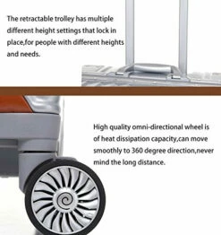Sondre X Luggage Rolling Wheels Old Fashion Trunk Suitcase PC ABS Spinner Hardshell Carry On With TSA Lock 20" 24" 26" 29"(White) -TRAVELPRO Sales 518675DUbJL