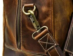 Leather Castle Genuine Vintage Men’s Duffel Sports Gym, Travel, Carry-on Luggage Bag, Light Brown -TRAVELPRO Sales 518D9O5eRvL